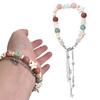 Double Layer Star Bracelet Fashion Aesthetic Charm Bangle Party Jewelry Pentagrams Beaded Bracelet Wristband Gift