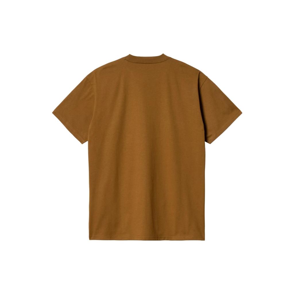 Carhartt WIP Pocket Heart T-Shirt Men T-Shirts Brown I032128-1NF-XX