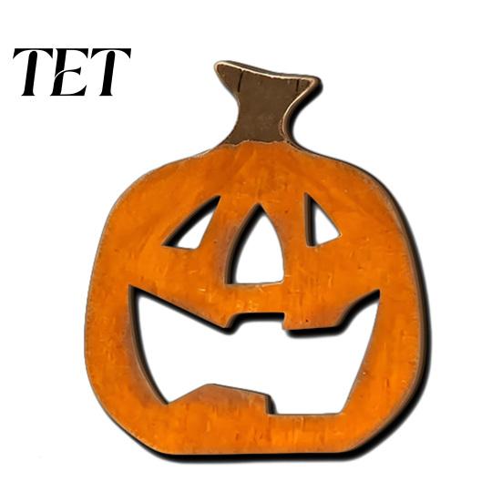 Ghost Letter Sign for Home Halloween Wooden Ornament, Retro Solid Ghost/Letter/Pumpkin Sign, Tabletop Wood Holiday Shelf Sitter Centerpiece Decoration