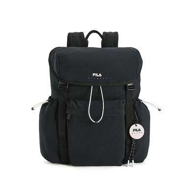 Fitness 21.3L Casual Sports Travel Drawstring Backpack Women Backpack Deep-Black A63W543161FBK
