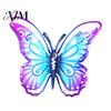 Colorful Iron Butterfly Sculptures Metal Wall Decorations, Garden Art Sculpture, Decorative Pieces Weatherproof Hanging Decor for Patio Fence