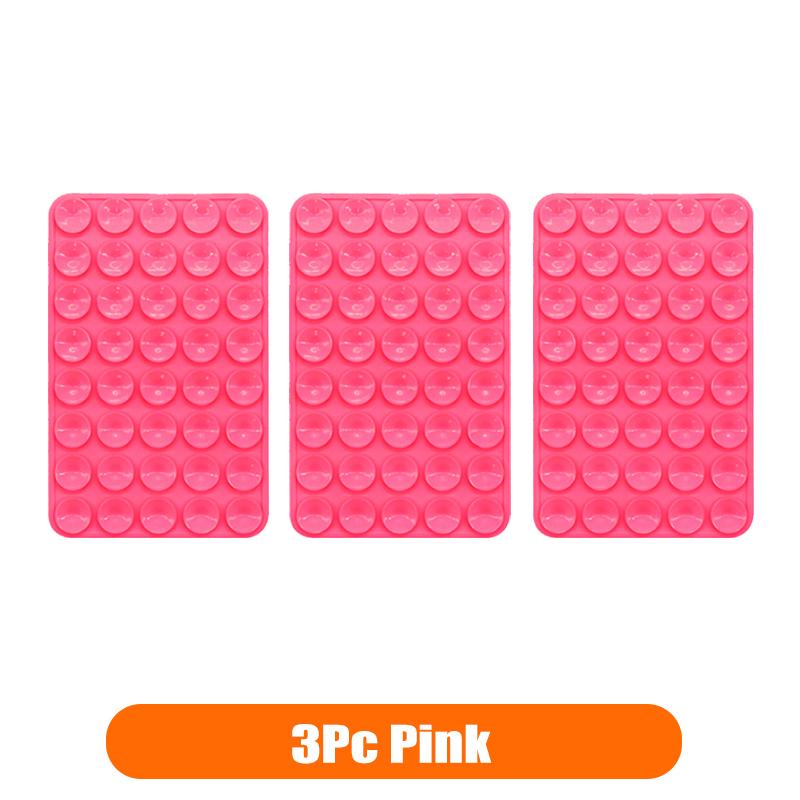 Double Sided Silicone Suction Cup Phone Case Detachable Adhesive Silicone Rubber Sucker Pad For Hands-Free Strong Grip Holder