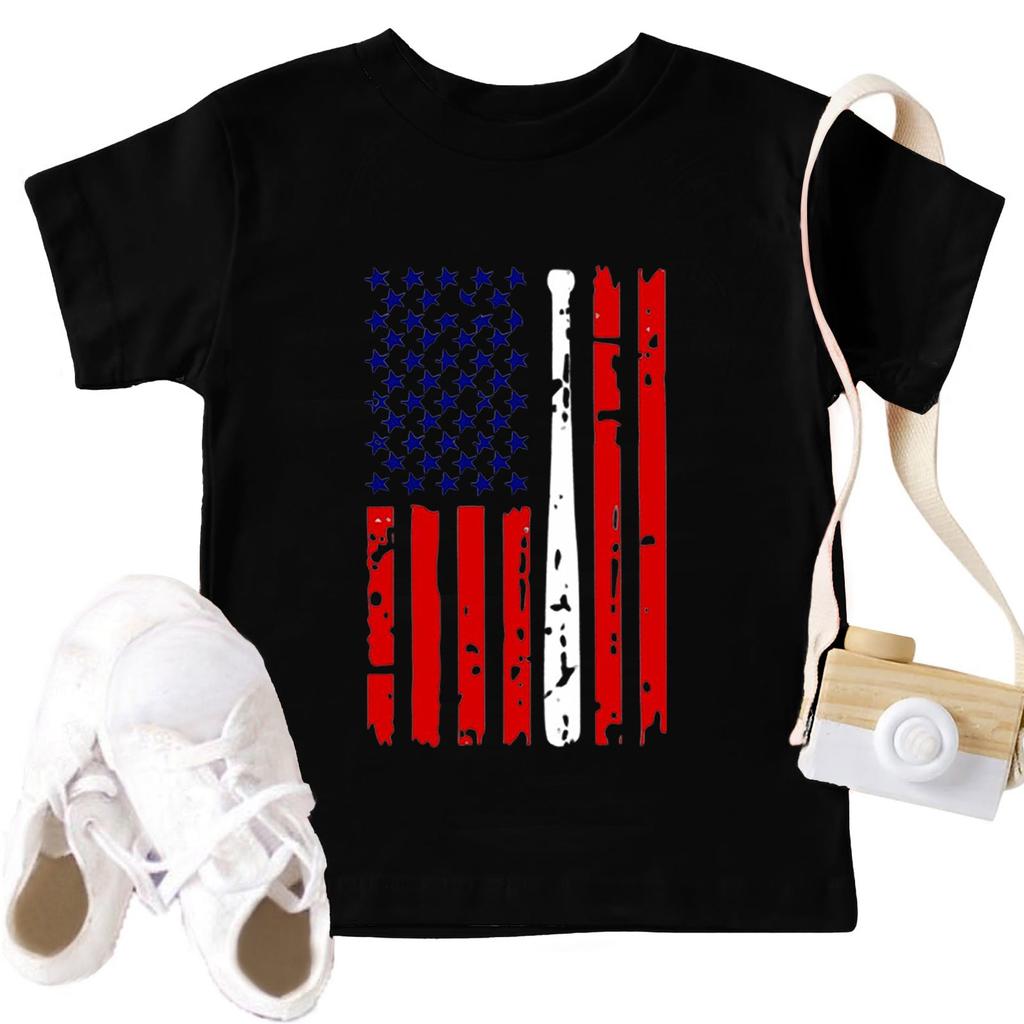 Toddler Girl Boy T-Shirts Kids Top Boys And Girls Printed Short Sleeved T-shirt