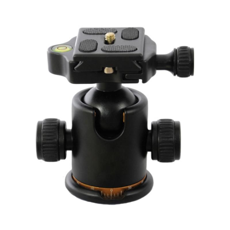 Metal Tripod for Head 360 Degree Rotating Panoramic Quick te for Tripod Monopod Slider Camera Camcorder
