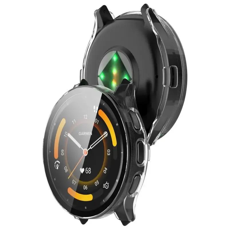 Gehärtetes Glas Case Für Garmin Venu 3 3S Smartwatch Schutzhülle Bumper Venu3 Venu3S Displayschutz Schale Zubehör
