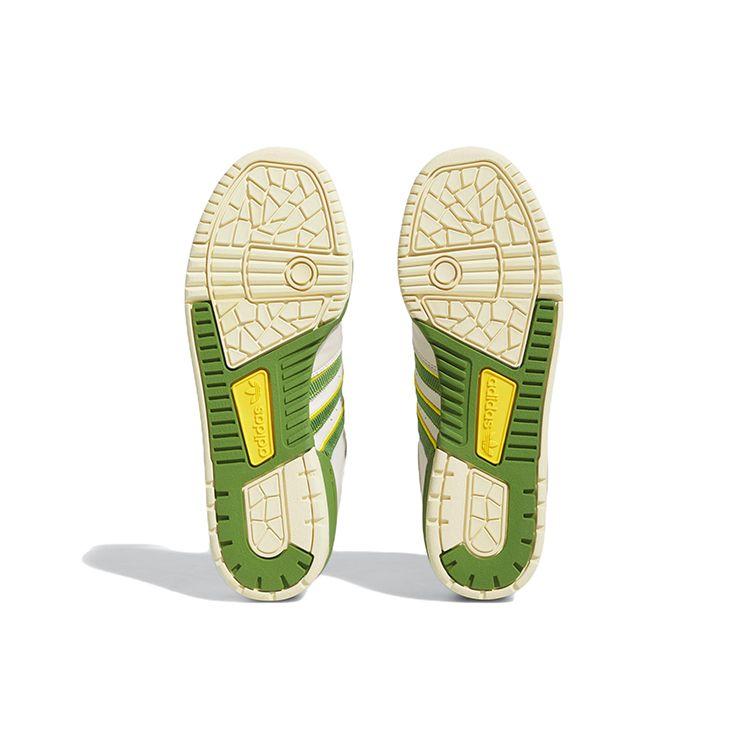 Adidas Rivalry Low 86 Chalk White Crew Green Unisex Sneakers Hazy-Yellow FZ6318