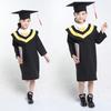 Performance Doctoral Master Gowns Kids Cosplay Costume Halloween Gift Party