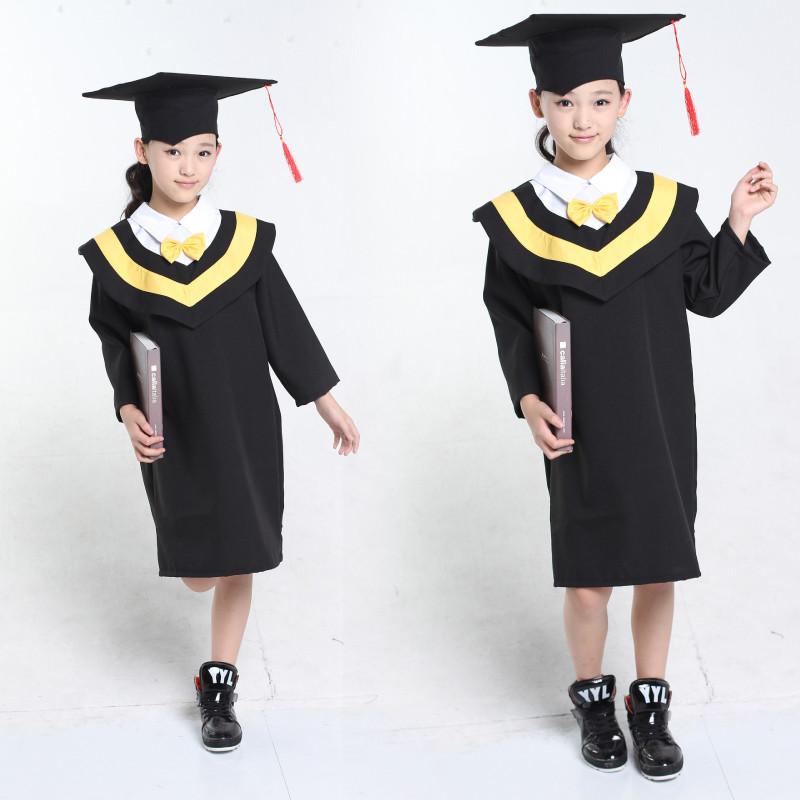 Performance Doctoral Master Gowns Kids Cosplay Costume Halloween Gift Party