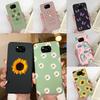 Für POCO X3 Hülle Für Xiaomi Poco X3 Pro Handyhülle Blumenmädchen Herz Niedliche Rückseite Für Xiaomi Poco X3 NFC X 3 X3Pro Global