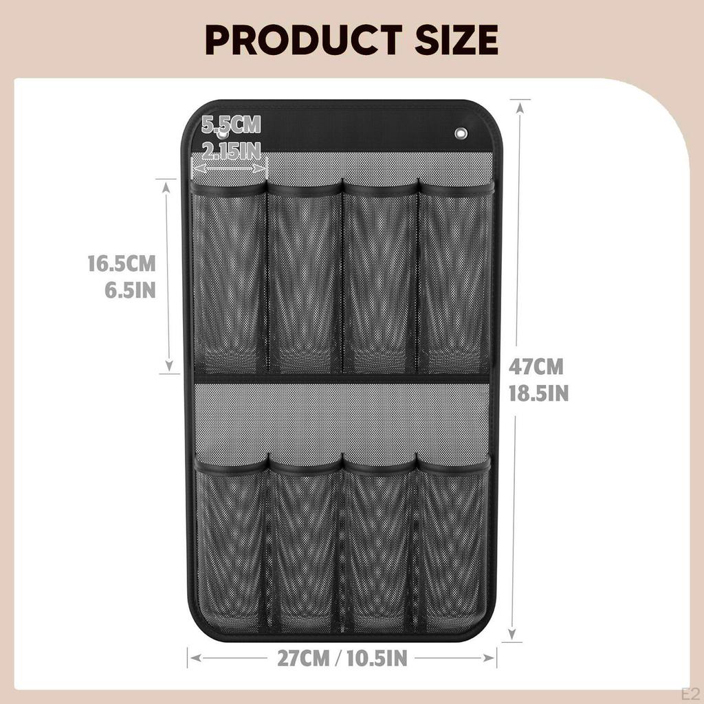 Utensils Holder Wall Hanging Organizer, Space Saving Multipurpose Over The Door Bag Storage