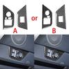 Inner Door Armrest Window Lift Button Panel Carbon Fiber Trim For E85 Z4 2003-08