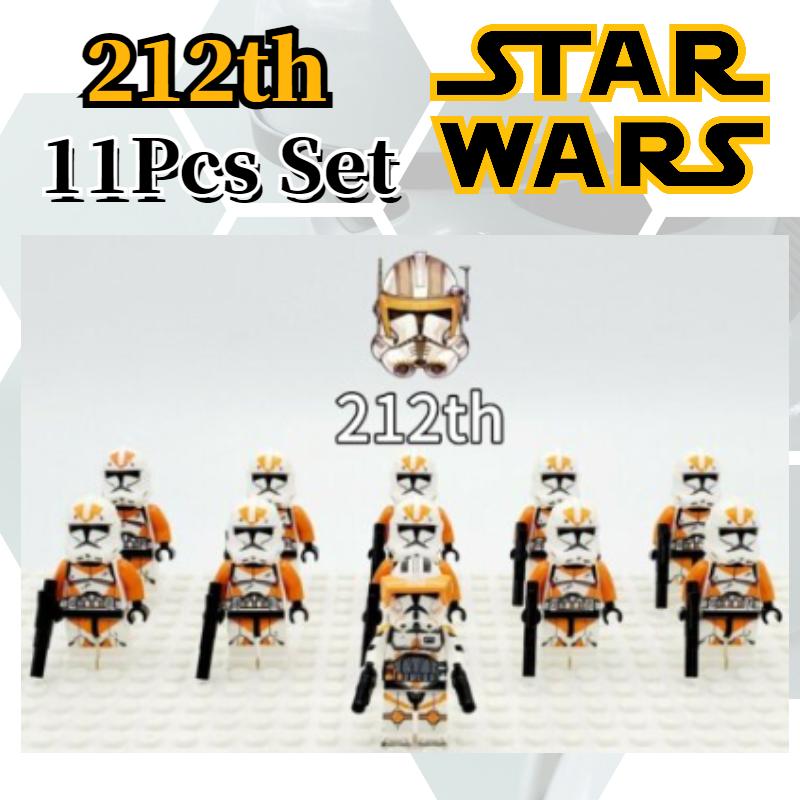 Wars Star 11 stk Clone Troopers Minifigurer Byggeklosser DIY Leker Barn Gaver