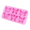 6 Cavity Butterfly Silicone Molds For Valentines Day Romance Mousses Cake Ice Creams Baked Dessert Safe Baking Tool