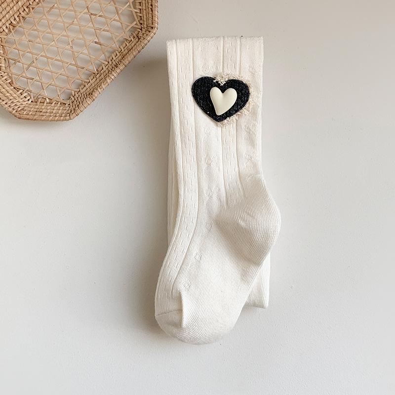 Kinderstrumpfhose aus Baumwolle, Mädchen, niedliche Liebesstrumpfhose, Kinderstrumpfhose, Babystrumpfhose, einteilig, Prinzessinnenstrumpfhose, gestrickte Strumpfhose für Babys