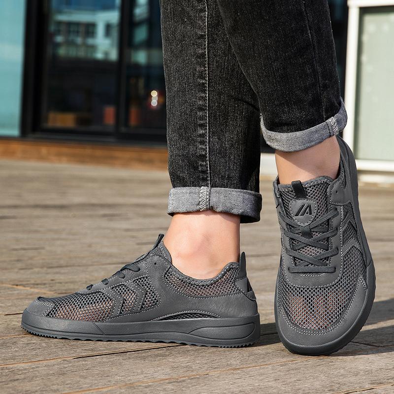 Breathable Upper Men’s Extra Wide Toe Feet Nose Minimalist Barefoot Shoes Sneakers Footwear For Man With Wide Nose Orthopedic Sh