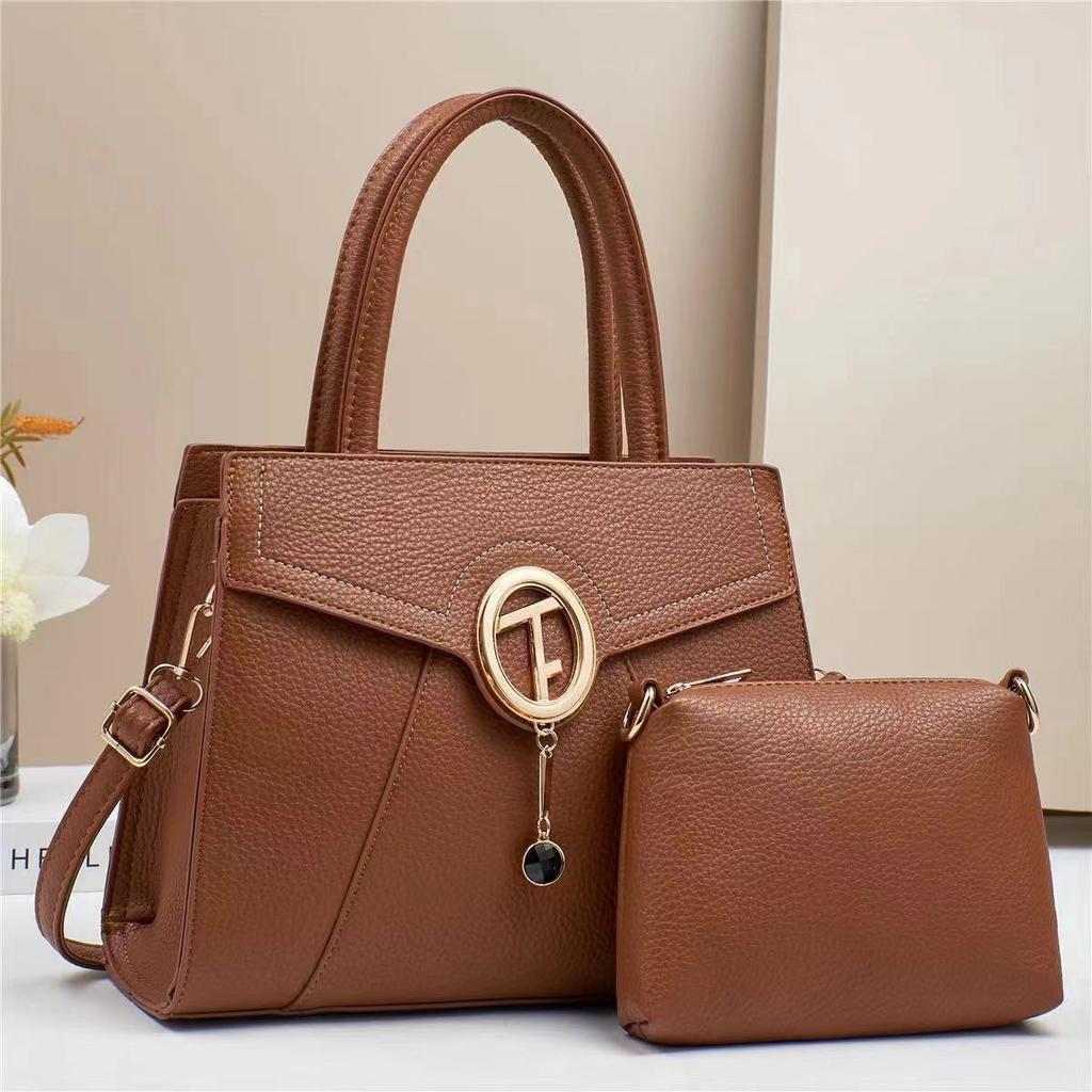 Fashionable Mother and Child Bags Large Capacit Simple Women's Handbags Single-shoulder Bags High Appearance Horizontal Crossbody Bags Trendy