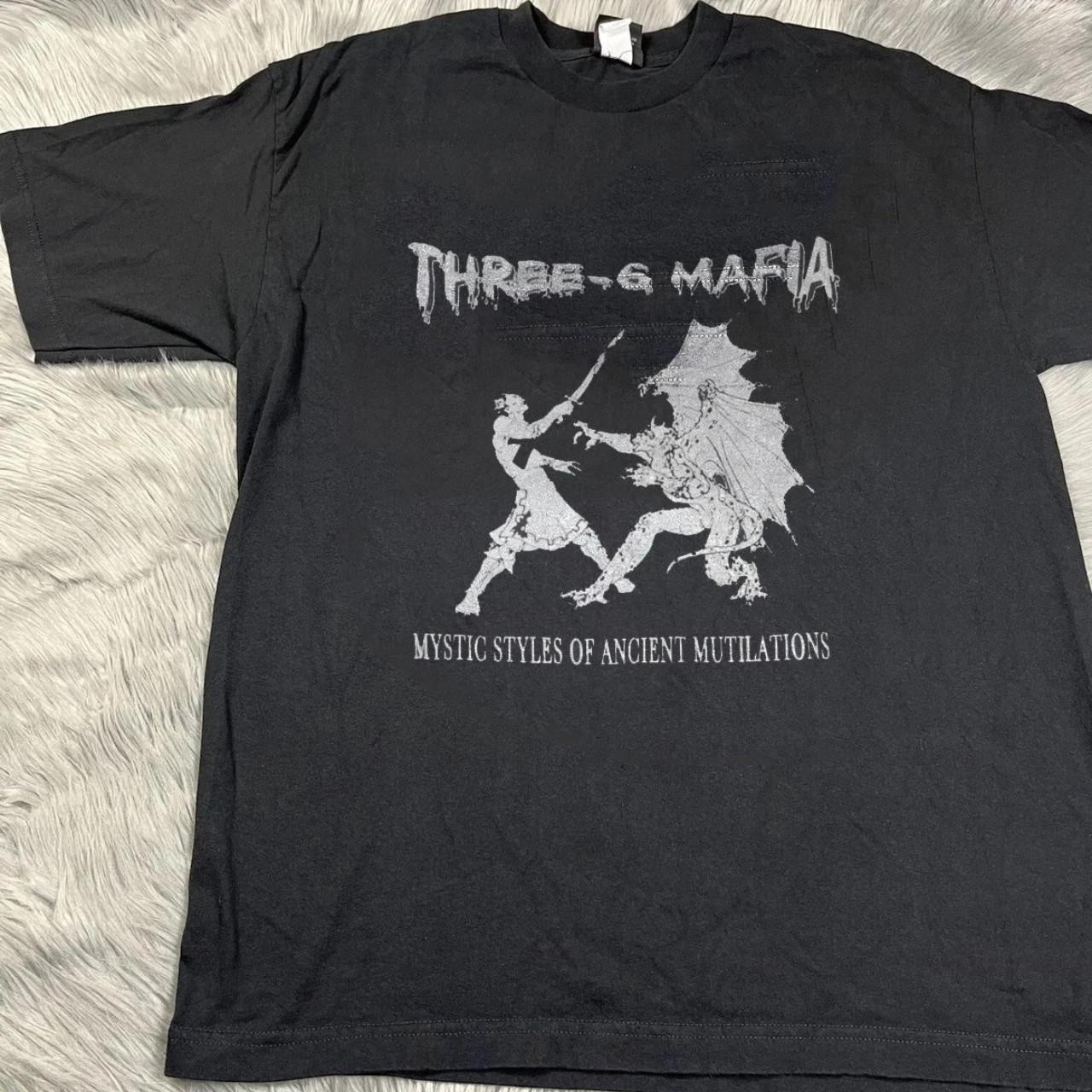 THREE 6 MAFIA NEVER WORN UNISEX TEE S-5XL C27 S разноцветный