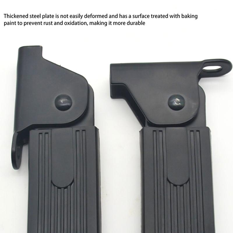 1 Pair Helpful Stable Seats Treadle Anti-Rust Universal Bike Rear Pedals Plastic Convenient Bicycle Rear Seat Pedal Folding Bike