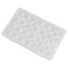 Transparent Jewelry Organizer Box Multi Grid Manicure Storage Case Anti Tarnish Thick Plastic Jewelry Holder Earrings Organizer