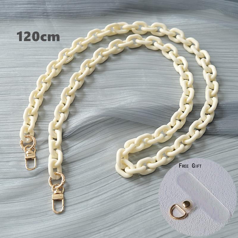 New Phone Chain Accessory Detachable Parts Candy Neon Crossbody Resin Luxury Neck Strap Phone Case Chains Acrylic Cute Shoulder Lanyard Hanging Chain