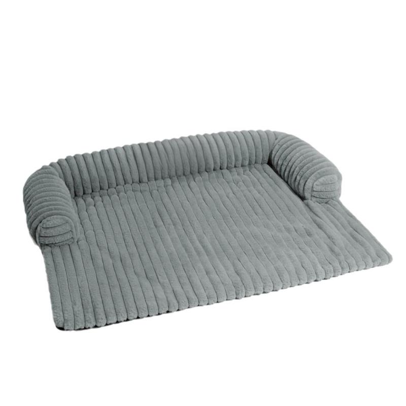winterWashable Plush Pet Sofa Bed for Cats and Small Dogs Removable Cozy Cat Nest Universal Soft Couch Kennel Indoor Use