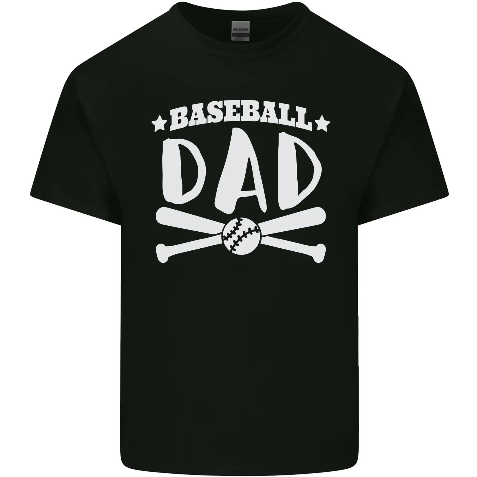 Baseball Dad Funny Fathers Day Kids T-Shirt Childrens S