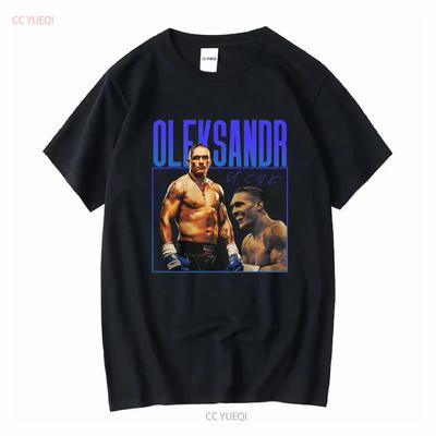 Vintage 90s Style Oleksandr Usyk T Shirt SweaT Boxing For Man and Woman Long or Short Sleeves Vintage Washed Fashion Slightly