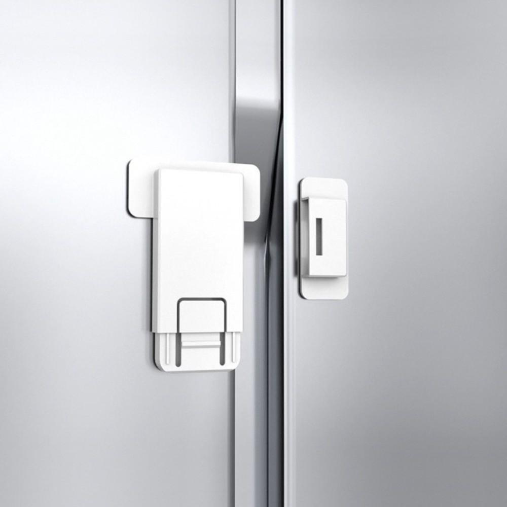 Plastic Refrigerator Door Latch Useful Cabinet Drawer Lock Durable Baby Safety Lock