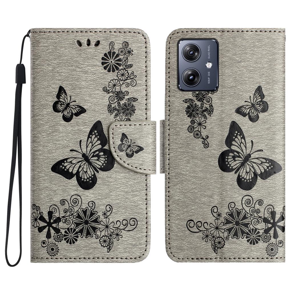 For Samsung Galaxy A06 4G Case Butterflies Flower Leather Wallet Flip Phone Cover