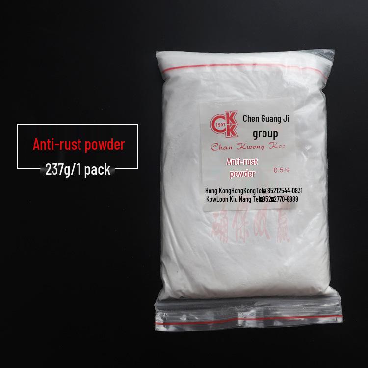 Polvere antiruggine, isolante termico e anti-annerimento con borace, allume, intonaco bianco e giallo