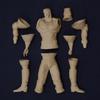 Raoh Soft Vinyl Kit Reprint Edition Scale Soft Vinyl Unpainted Assembly Kit 1/8 1/8