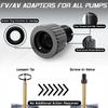 BUCKLOS Bicycle Tubeless Valve 40/44/55/60/80/100MM Bike Valve Cap Bicycle Valves Adapter F/V To A/V Road Bike Presta Valves2