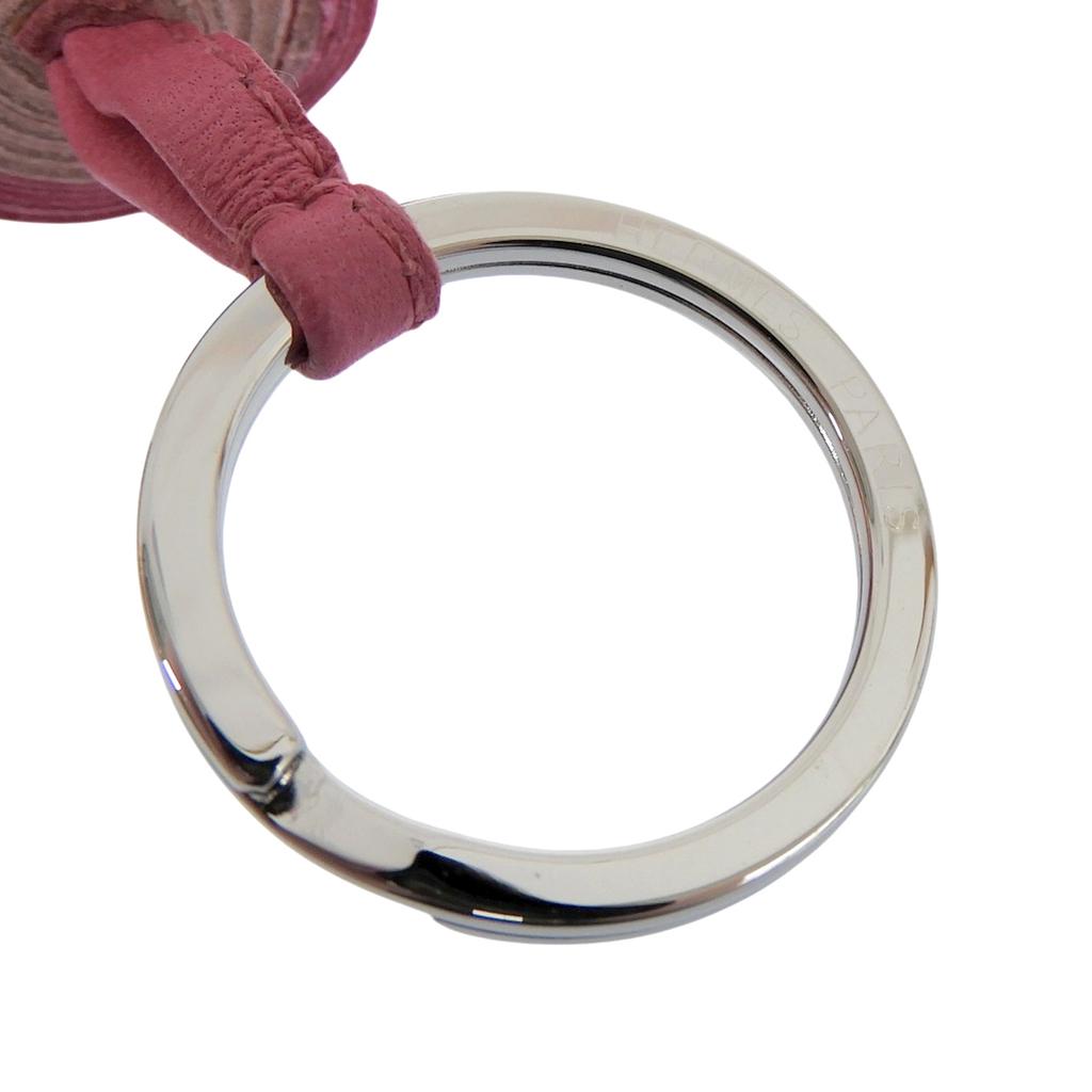 Excellent HERMES Bag charm Carmen Key ring pink Anyo Miro Women Used