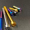 4/10pcs Titanium Bolt M5 M6 DIY Screw for Bike MTB / Road Bicycle, Length 12 16 18 20 23 25 30 35 40 45 50 55 60mm