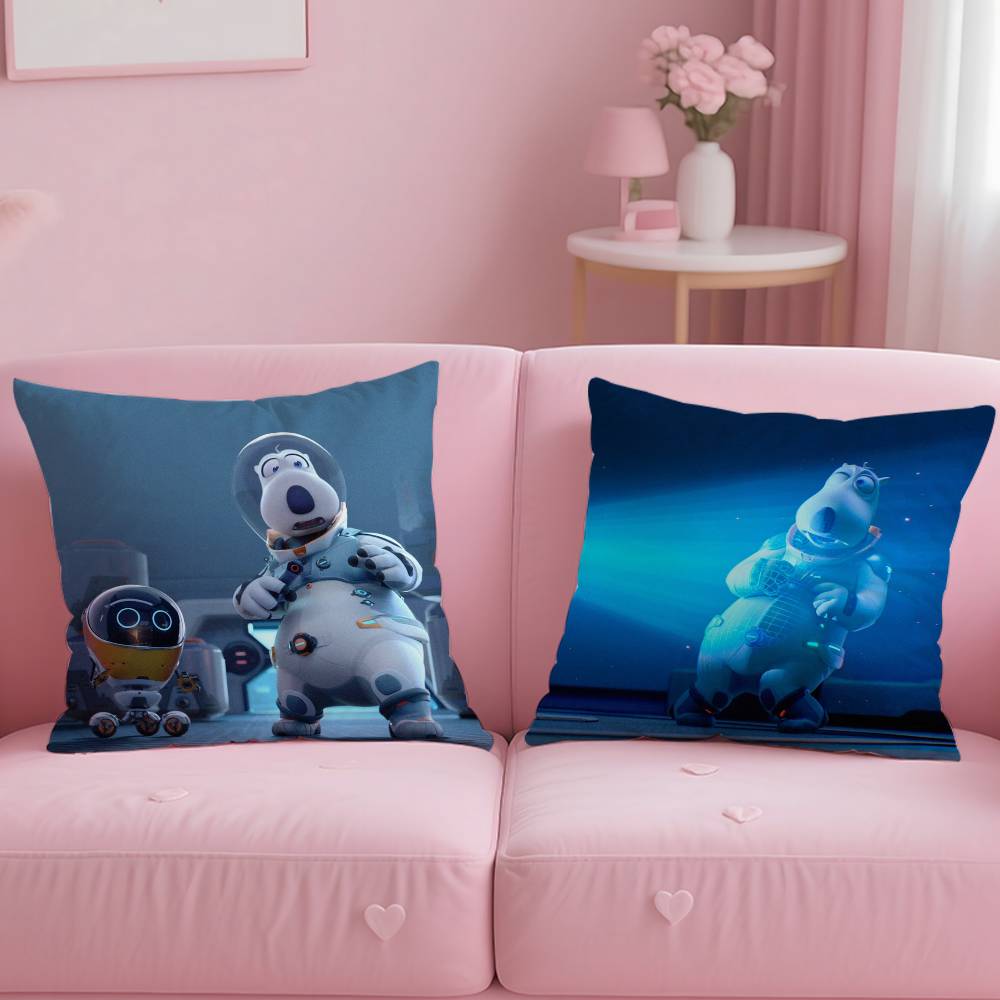 B-Backkom Cute Pillow Case Anti-Dustmite Pillow Invisible Zipper Silky Short Plush Sofa Cushion Cover