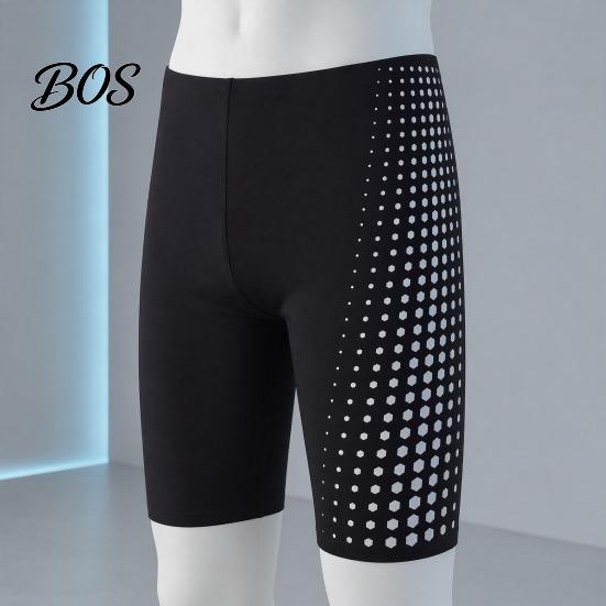 Men Water-resistant Trunks Professional Swim Jammers, Athletic Competitive Racing Training Swimwear Swimming Shorts, Quick-Drying Swimsuit Stretchy