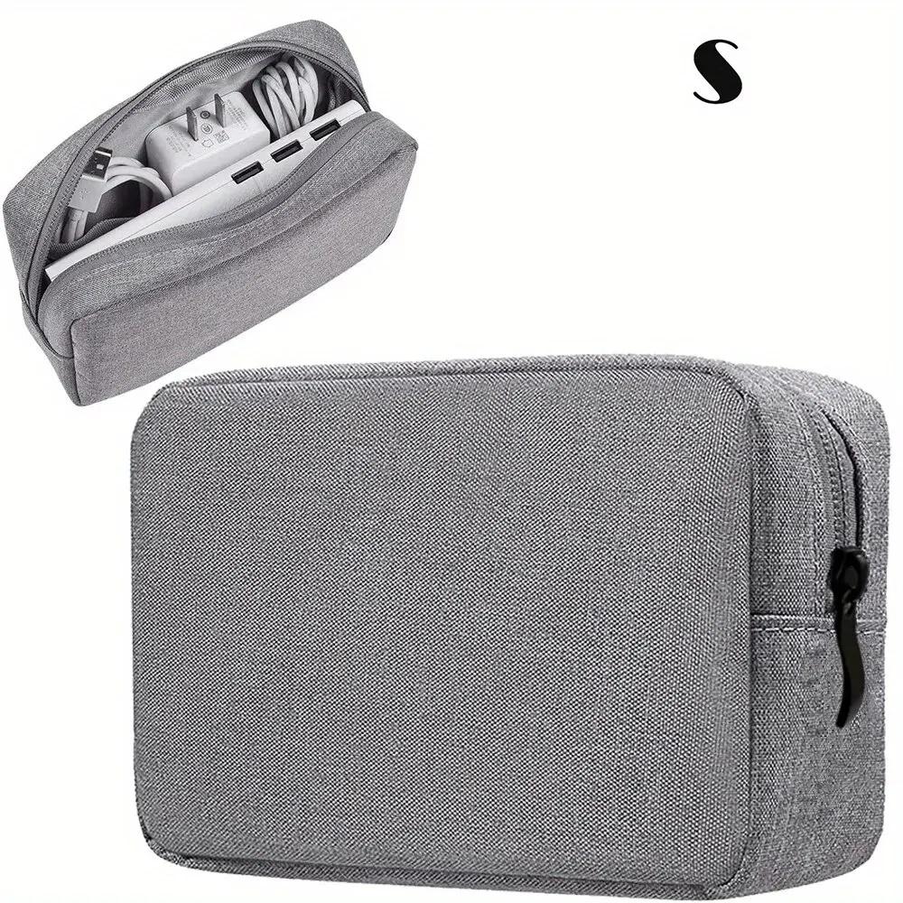 

Electronics Accessories Organizer Bag 1pc Portable Digital Storage Bag for Cable,,Charger,Mouse,Adapter,Earphones Travel Gadget
