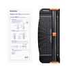 WORKLION Paper Cutter: Lightweight Mini Paper Trimmer, A4/A5 Compatible, Cuts Paper, Photos, Coupons, Labels, Cards, and Includes Ruler (Black)