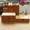 Wooden Box Storage Wooden Drawer Chest of Drawers Cosmetic Jewelry Organizer Office Home Decor Desktop Storage Box  WF