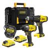 Kit 18V V20 Sfmcd711+Sfmcf800 2*2.0Ah Tstak - S/Sfmck465Dt