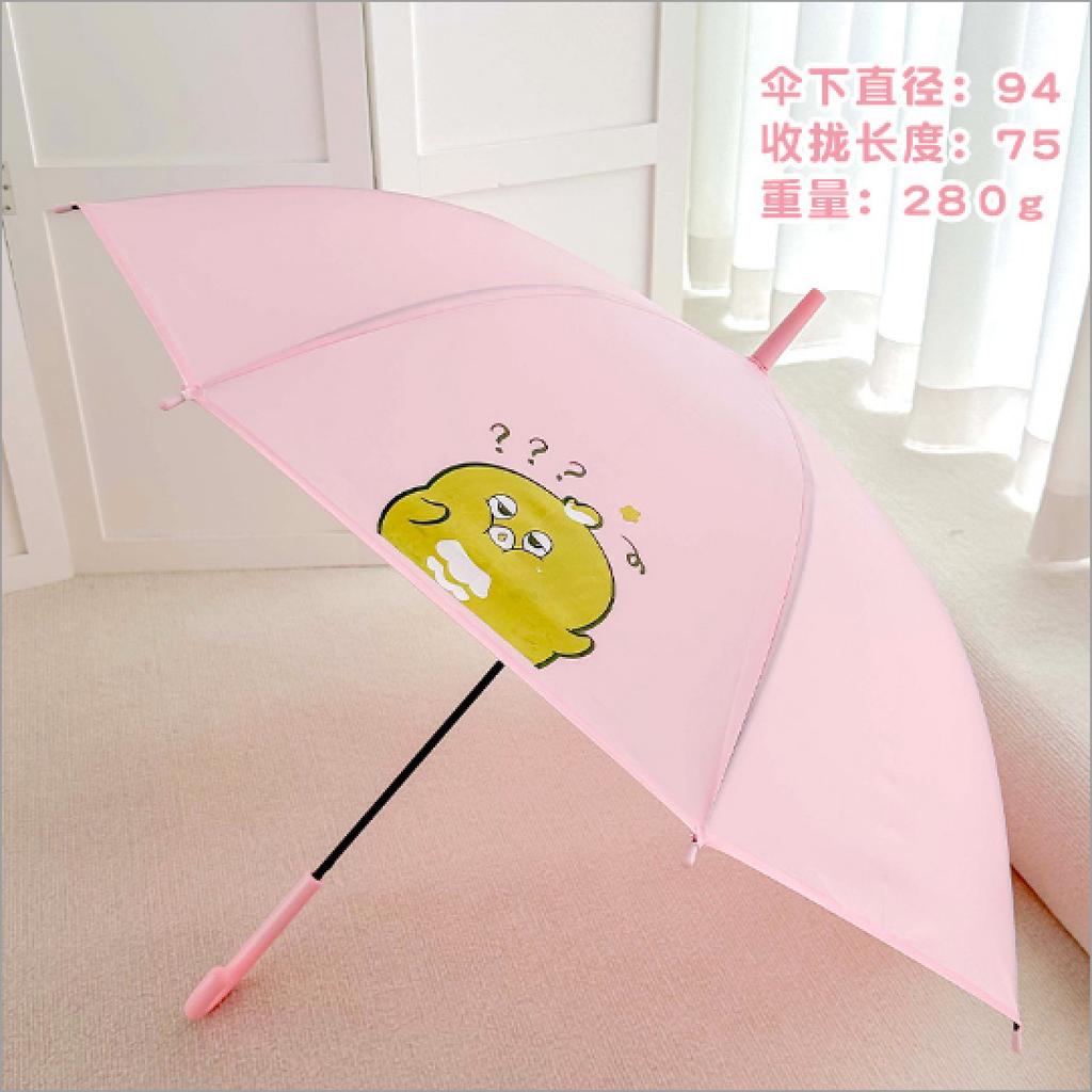 Children's Three-dimensional Umbrella Cute Cartoon Kindergarten Baby Umbrella Transparent Girl Boy Long Handle Umbrella Light Straight Handle Umbrella