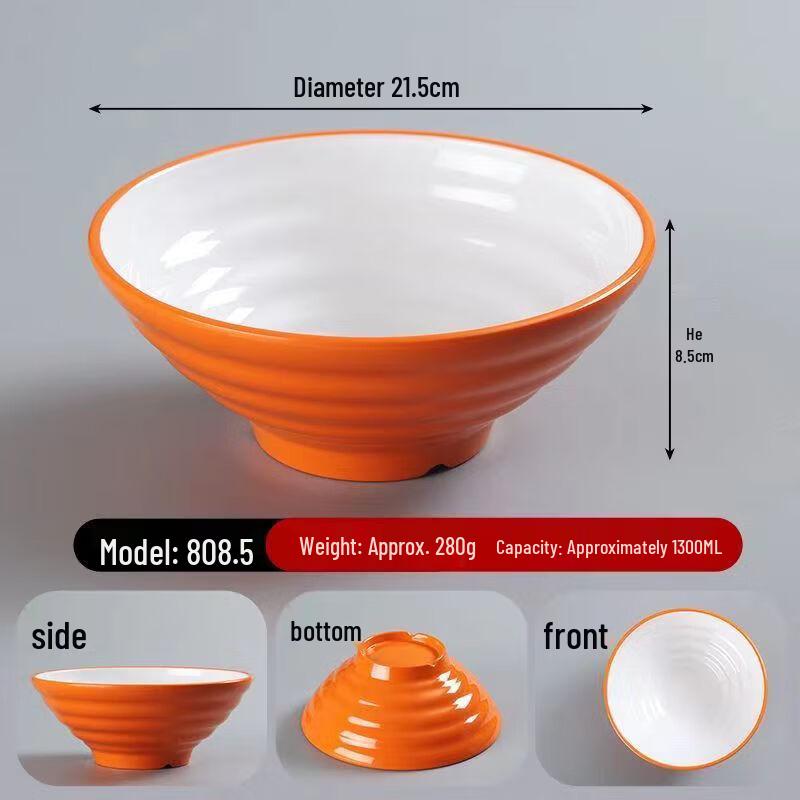Bozhen Craftsman A5 Melamine High-Temp Noodle Bowl