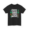 God Will Make All Things New Spanish Shirt Religious Graphic Tee, Inspiring