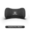 UNYDV1 Poggiatesta in Camoscio per Auto Traspirante Cuscino per Collo in Memory Foam per Honda Odyssey Vezel CRZ 5a Serie CRX Pilot Civic FIT CRV Accord HRV Stepwgn