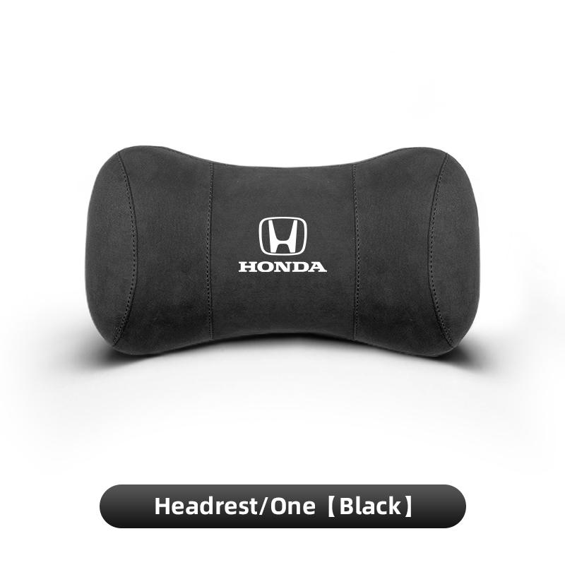 UNYDV1 Poggiatesta in Camoscio per Auto Traspirante Cuscino per Collo in Memory Foam per Honda Odyssey Vezel CRZ 5a Serie CRX Pilot Civic FIT CRV Accord HRV Stepwgn