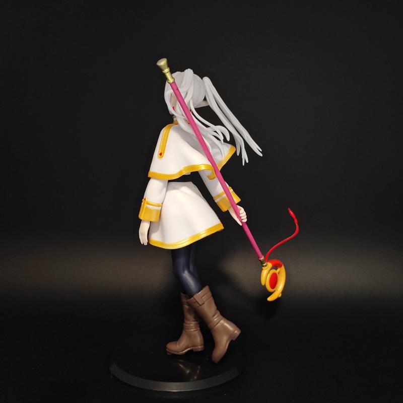 21.5cm Frieren Beyond Journey's End Anime Figure Frieren Collectible Model Statue Toy Carrying Weapons Desktop Home Decor Gift