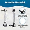 Rear Toe Control Arms Kit Adjustable for Lexus IS300 2001-2005 GS300 1998-2005 Silver Steel New