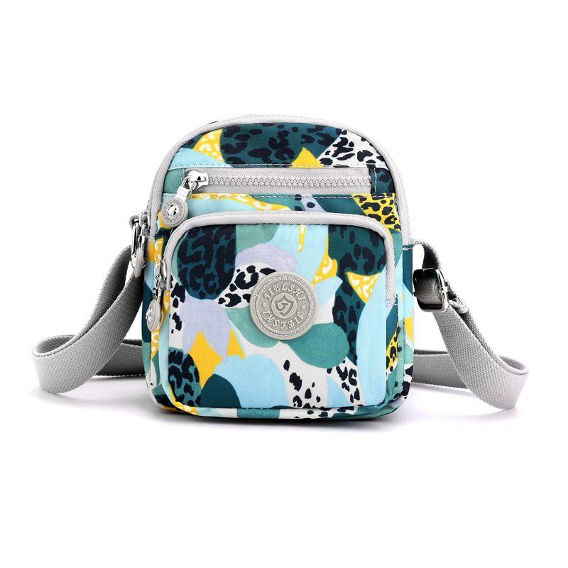 

Women s Bag Popular Large-Capacity Multi-Compartment Canvas Bag Happy Flower small size (c23)