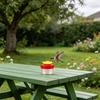 Tree Hanging Bird Water Cup Set of 4 with Clear Flower Cups,Wild Bird Feeders, and Twist Covers for Backyard Garden and Daily Outdoor Use