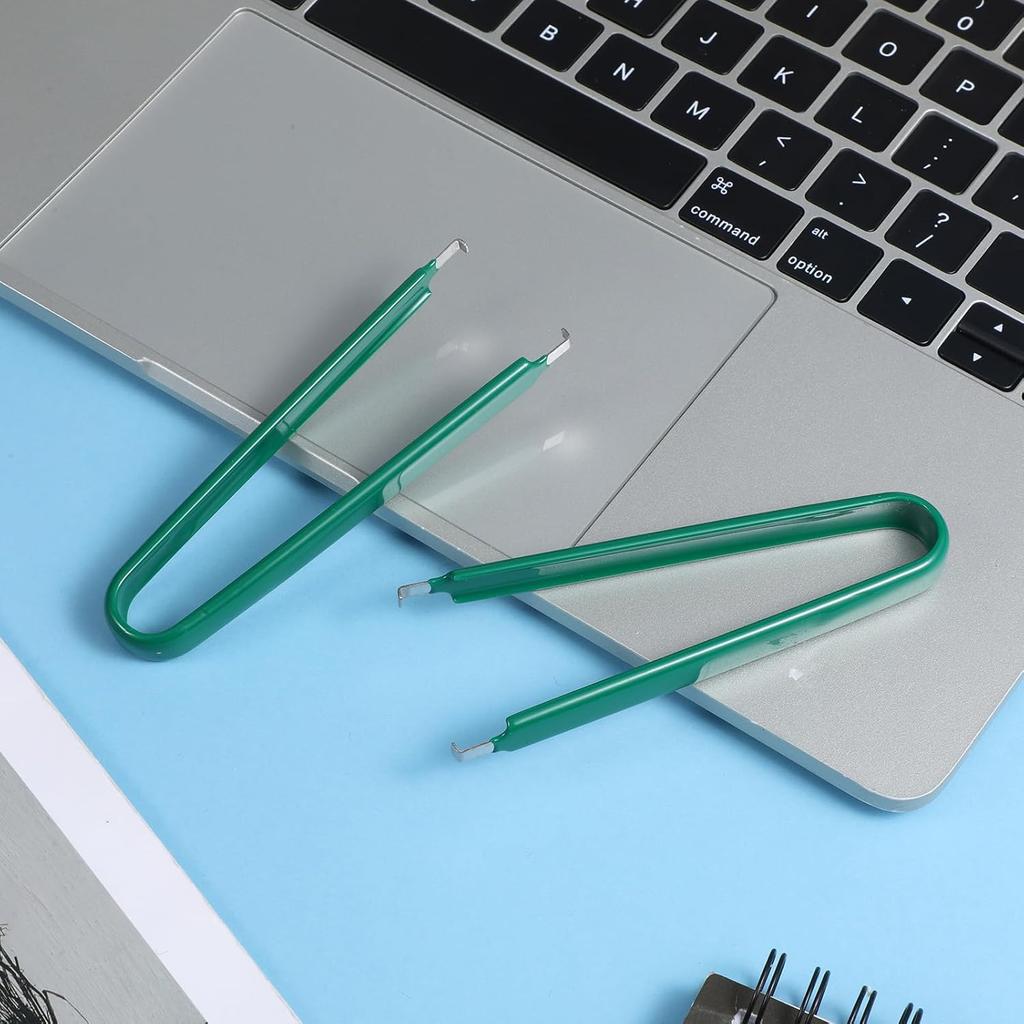 2Pcs PLCC PCB IC Chip Puller Extractor Removal Tool Clip Pliers | U-Shape ROM Extractor, Motherboard Circuit Board Component Puller Tool, Clip Pliers